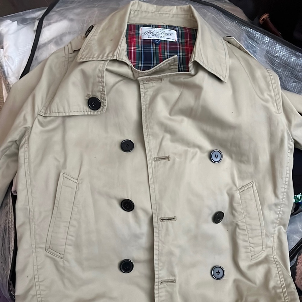 Tan dress coat